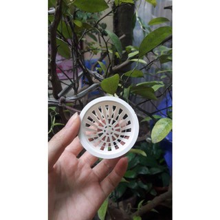 [hàng chuẩn zin] 100 rọ trồng thủy canh, rọ nhựa màu trắng