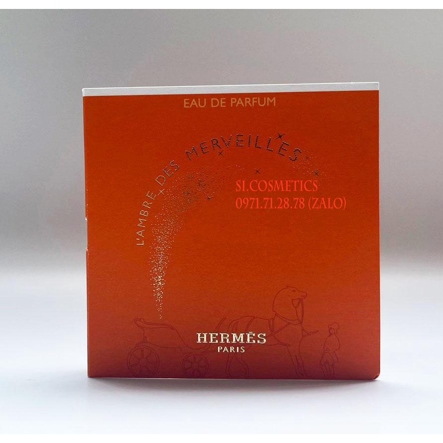 Nước hoa Herrmes L'ambre des Merveilles EDP hermes 2ml