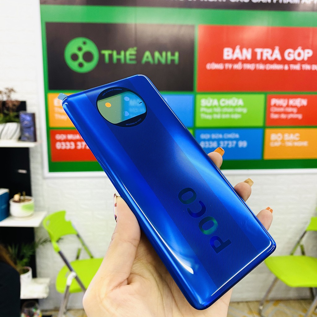 Nắp lưng Xiaomi POCO X3 NFC, mặt kính lưng Xiaomi POCO X3 NFC linh kiện đẹp 9/10 zin đổi trả