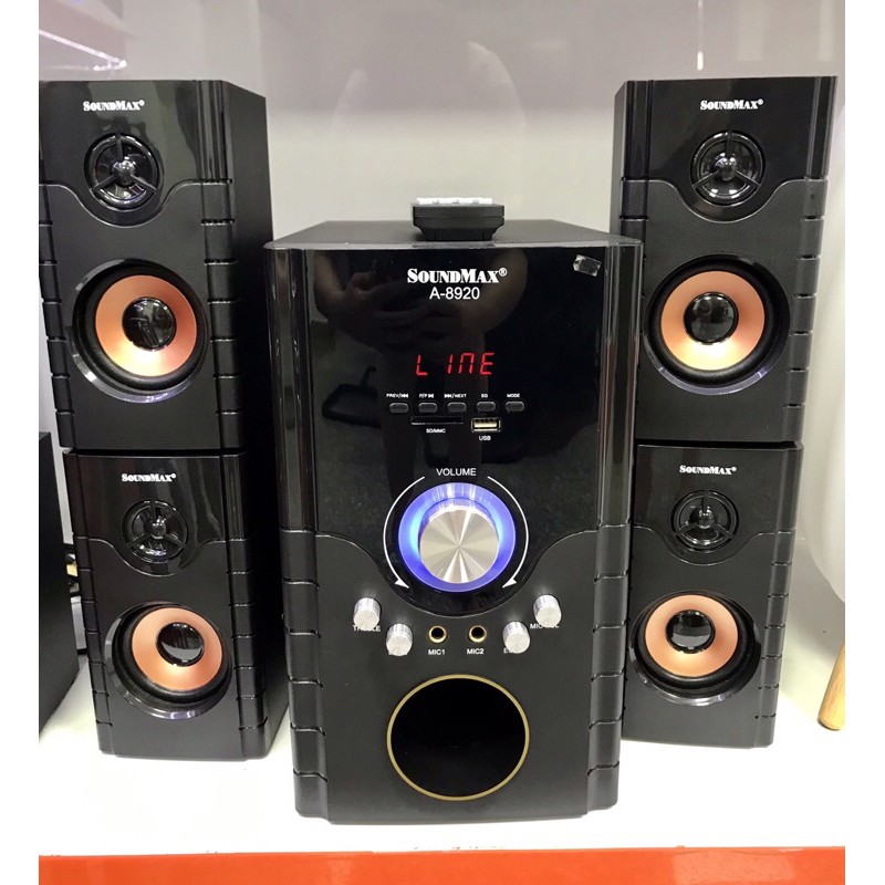 Loa SoundMax A8920 4.1 Bluetooth, Karaoke, Vi tính, Tivi,..