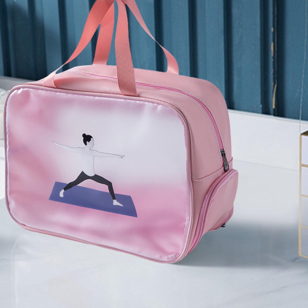 Túi Đựng Đồ Tập Gym/Yoga/Thể Thao Nhỏ Gọn Có Ngăn Đựng Giày Cho Nữ