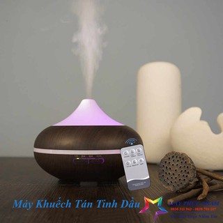 Máy xông tinh dầu, phun sương tạo ẩm vân gỗ cao cấp
