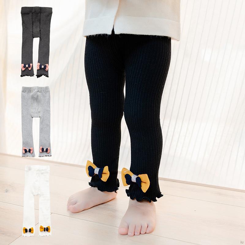 Quần Legging Đính Nơ Đáng Yêu Cho Bé Gái