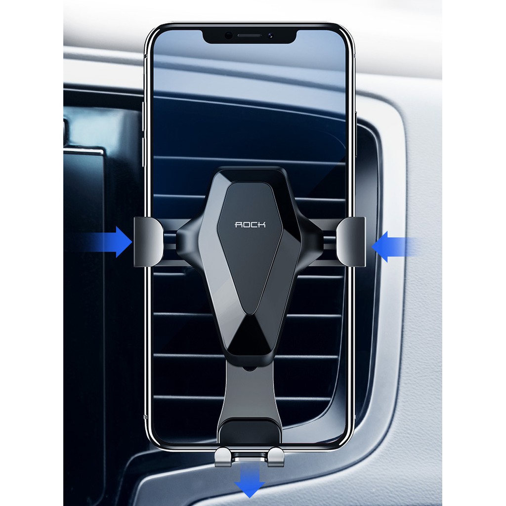 Giá đỡ điện thoại trên xe hơi ROCK Metal Gravity | BigBuy360 - bigbuy360.vn