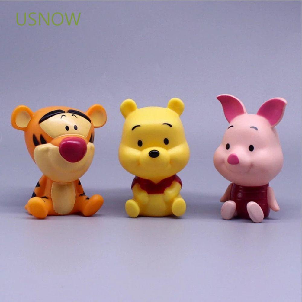 Mô Hình Nhân Vật Chuột Mickey / Minnie / Winnie The Pooh Trang Trí Bánh Kem Cho Bé