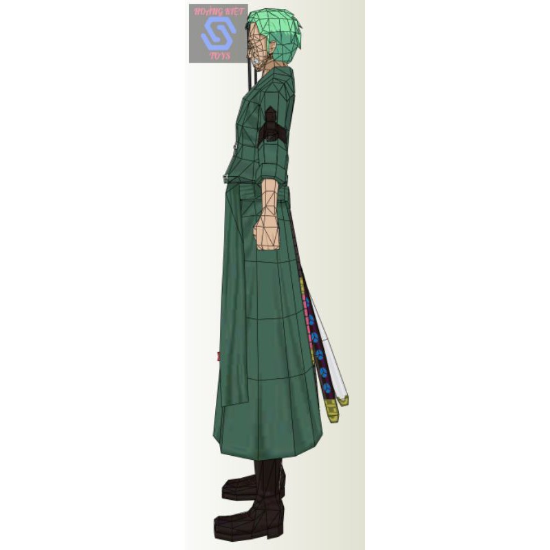 Mô hình giấy anime Roronoa Zoro