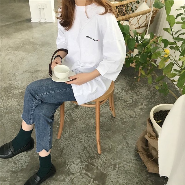 SALE XẢ HÀNG - Áo Thun Tay Lỡ Form Rộng Unisex ANIMAL | BigBuy360 - bigbuy360.vn