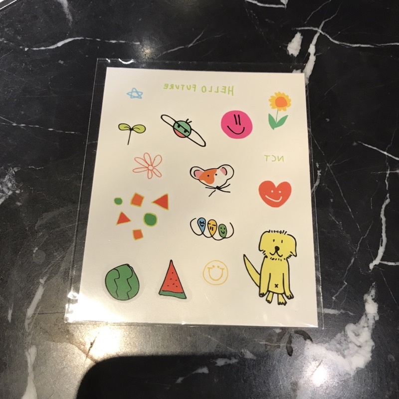 Sticker hình dán album Hello Future