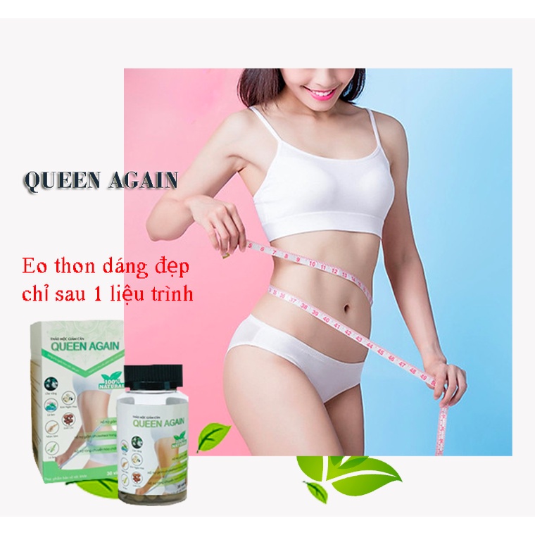 [Chính hãng] THẢO MỘC GIẢM CÂN QUEEN AGAIN 30 NGÀY