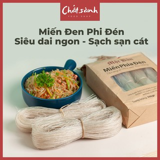 Miến Dong Đen Phi Đén Sạch Sạn Cát Không Tẩy Trắng Mộc Bản Túi 500g