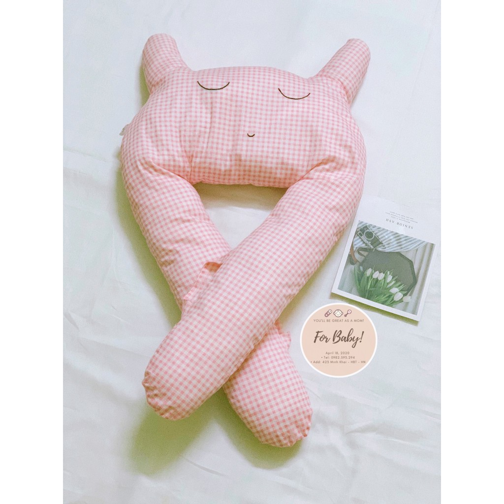 Gối ôm chữ U đa năng cho bé