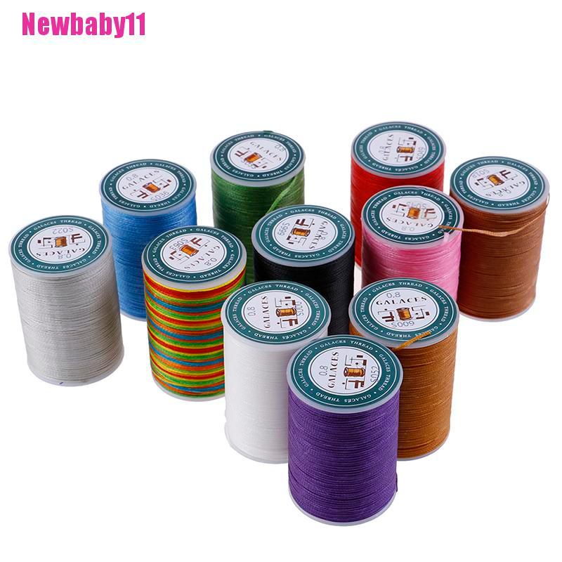 1 Cuộn Chỉ Sáp 0.8mm 90m Chất Liệu Polyester Dùng Trong May Vá
