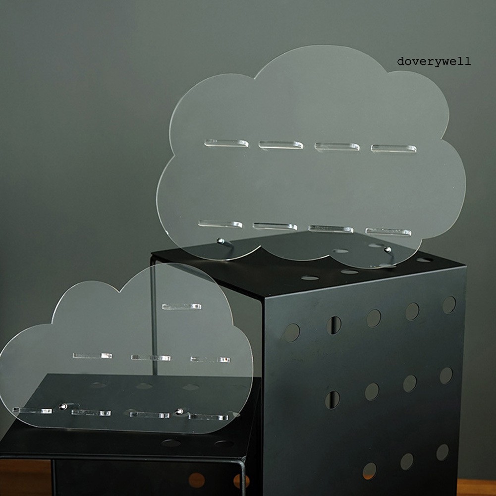 Giá Đỡ Trưng Bày Bánh Kẹo Hình Đám Mây Bằng Nhựa Acrylic Trong Suốt