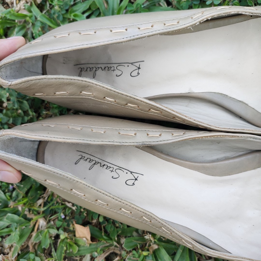 Giày da thật size 38 nguyên bản loại 1 secondhand Đồ Si Bon WS3