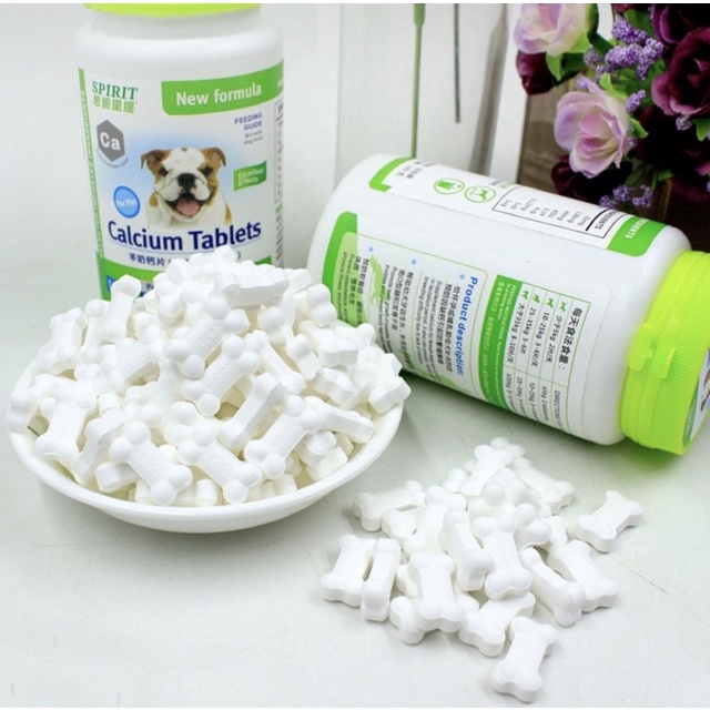 Viên nhai Spirit cho chó bổ sung canxi khoáng vitamin giúp mượt lông cải thiện biến ăn - Bivido