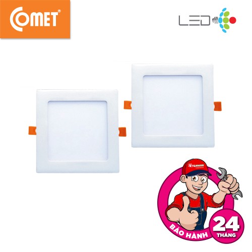 Đèn Led Âm Trần Siêu Mỏng VUÔNG Comet Mã CP211S, Công Suất Cao