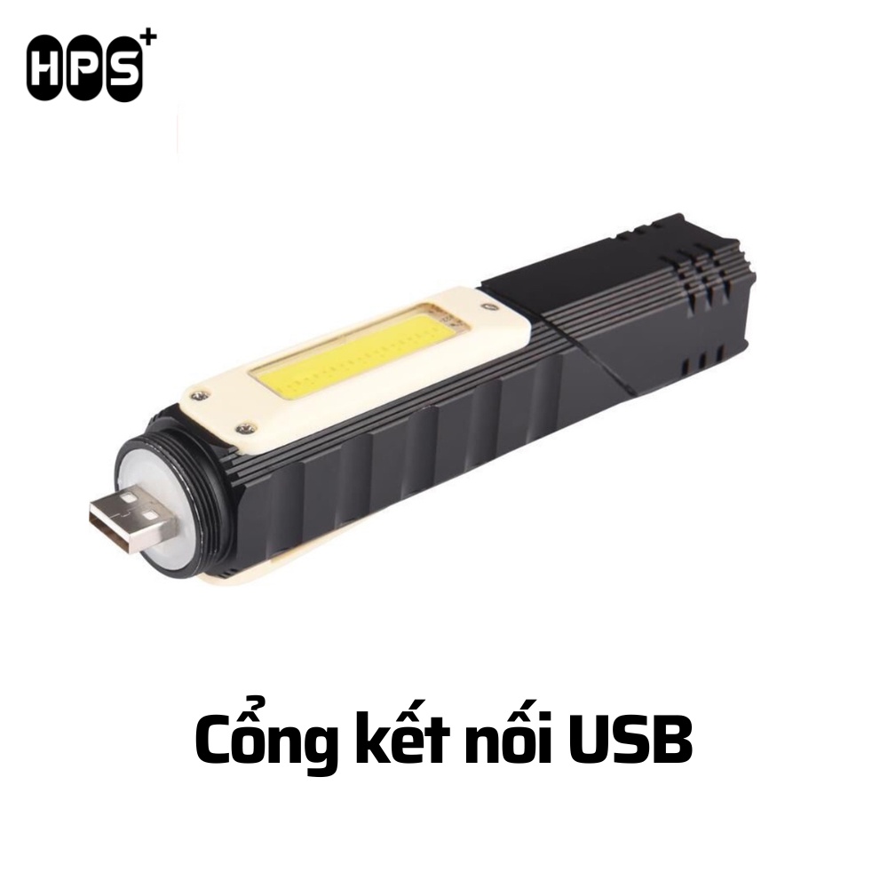 Đèn pin siêu sáng ban đêm mini có thể điều chỉnh góc sáng, cắm sạc USB siêu tiện lợi và nhỏ gọn