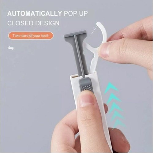 Hộp Nhựa - Taky, Để Tăm Chỉ Nha Khoa, Kèm 10 Tăm Chỉ Cá Nhân, Nhỏ Gọn, Tiện Dụng, Bỏ Túi Mang Theo Người, 7036