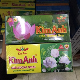 Combo 2 hộp trà sen và trà nhài Kim Anh