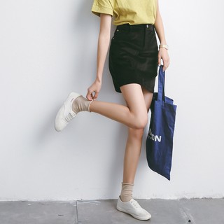 Váy ngắn cạp cao