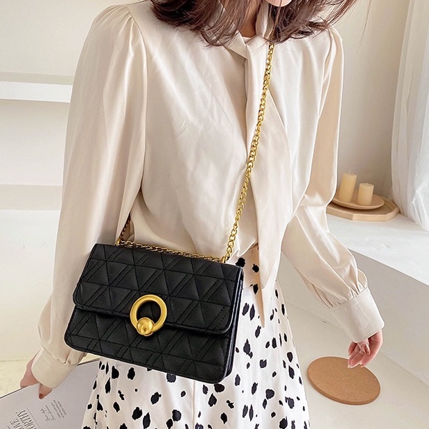 Túi đeo chéo nữ đẹp da mềm 𝑭𝑹𝑬𝑬𝑺𝑯𝑰𝑷  túi xách nữ đeo chéo thời trang khoá tròn cute