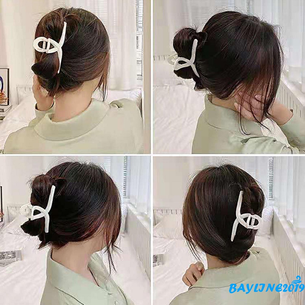 Kẹp tóc màu sắc độc đáo thiết kế đơn giản cho nữ