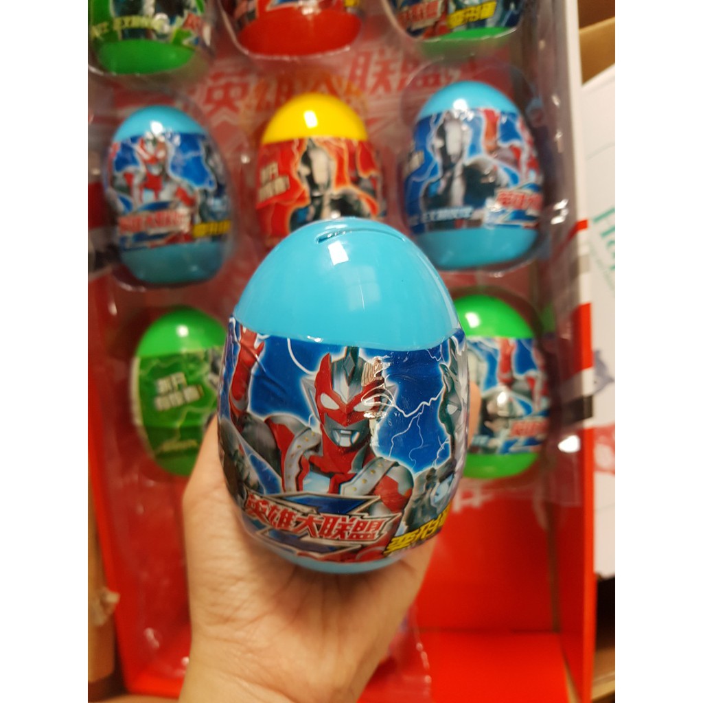 Đồ chơi trứng bất ngờ biến hình siêu anh hùng (1 cái, giao ngẫu nhiên) quà tặng cho bé trẻ em