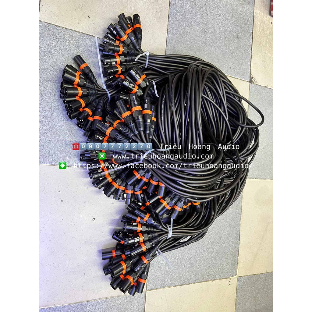 Dây Balan Canon kết nối Vang Số Vang Cơ với Cục Đẩy Công Suất