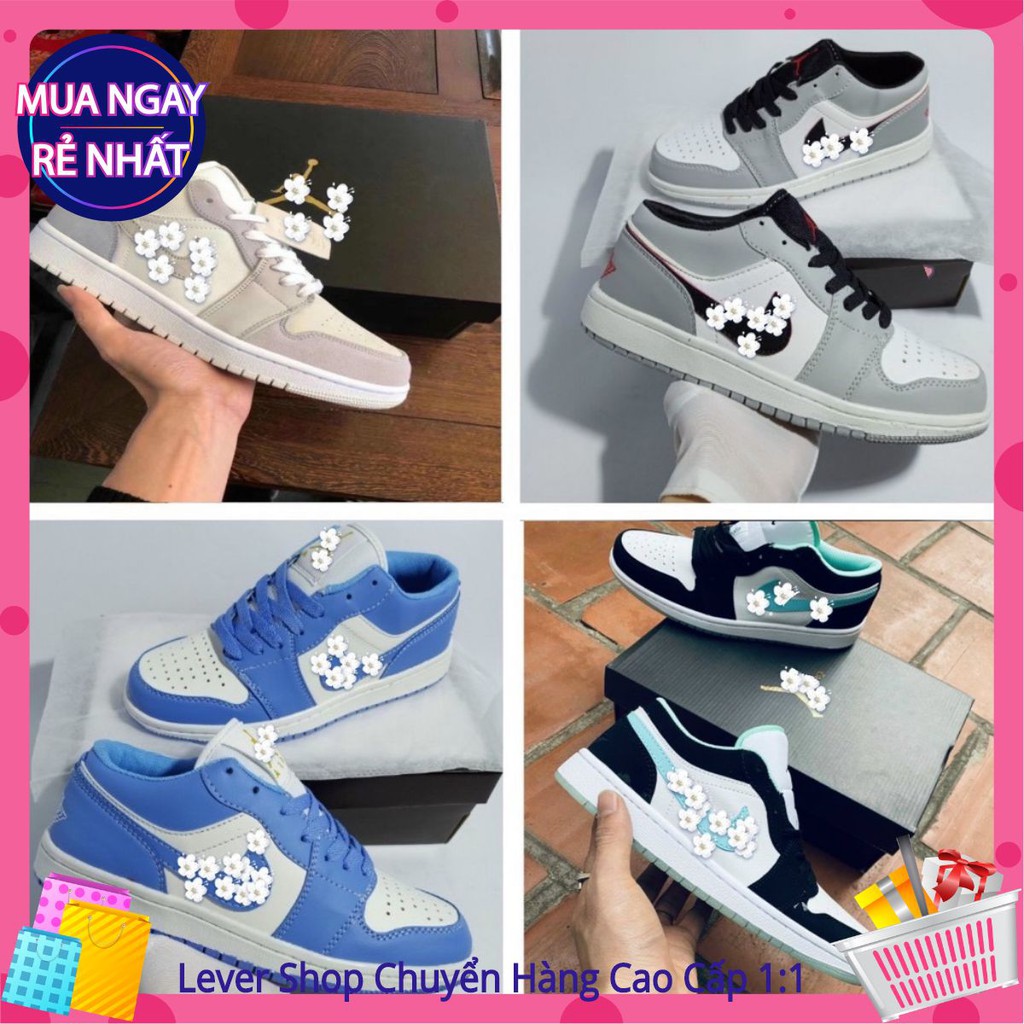Giày 𝐉𝐨𝐫𝐝𝐚𝐧 1 low panda đen trắng, Giày JD1 low panda cổ thấp bản đẹp đầy đủ bill box