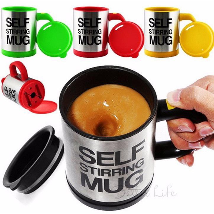 Ly Tự Động Khuấy, Ly Pha Cafe Tự Động, Cốc Pha Cafe Tự Động Self Stirring Mug