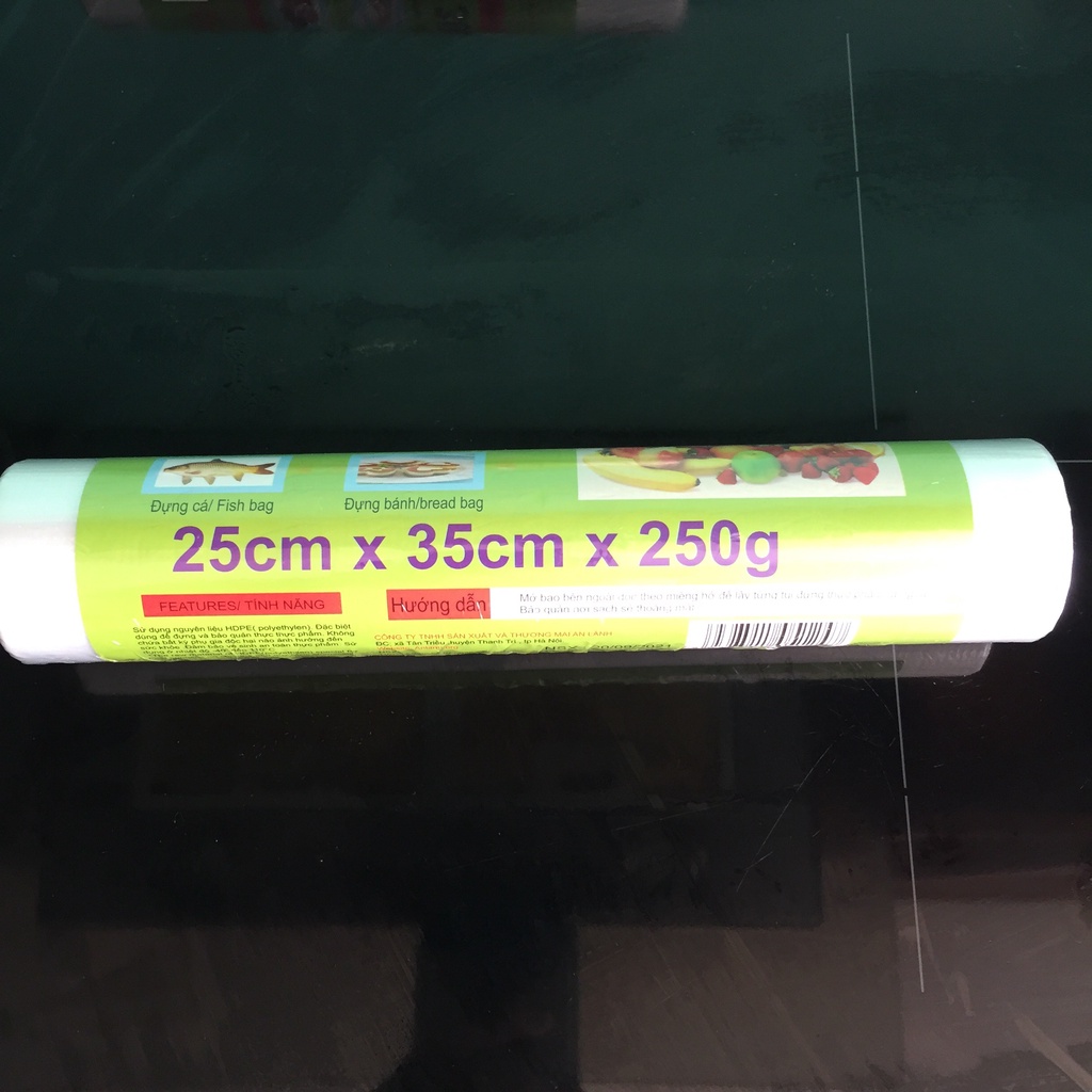 Túi đựng thực phẩm An Lành, cuộn 0.5Kg, 0.25Kg túi đựng thực phẩm sinh học nhiều kích thước