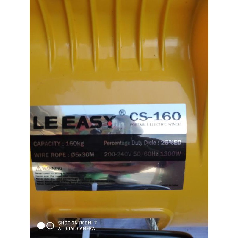 Máy tời xây dựng Le Easy CS160