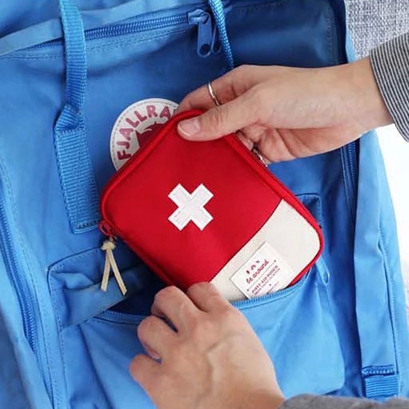 Túi Đựng Dụng Cụ Sơ Cứu Mini Thích Hợp Mang Đi Du Lịch