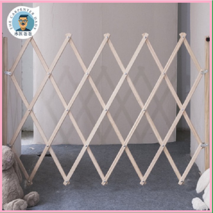 RE0545 Chặn cửa cho bé 74x80CM - Chặn cửa cho bé và vật nuôi - Hàng rào bảo vệ - Rào chắn cửa - Rào chặn cầu thang