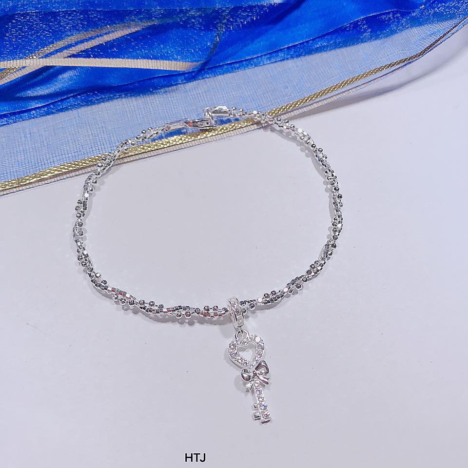 LẮC TAY CHÌA KHOÁ CỰC XINH CHO BẠN NỮ - LẮC TAY BẠC