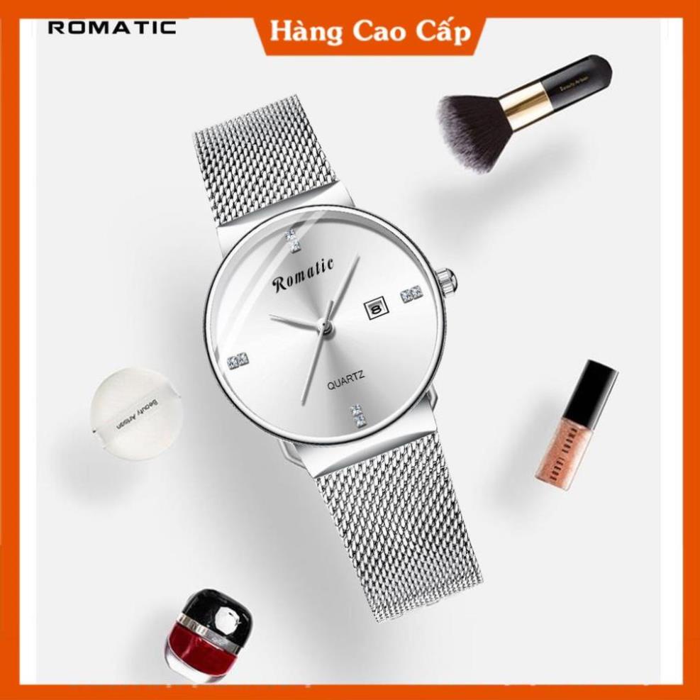 ĐỒNG HỒ NỮ ROMATIC ITALIA - DÂY TITANIUM SANG TRỌNG + TẶNG HỘP & PIN | BigBuy360 - bigbuy360.vn