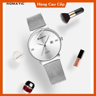 ĐỒNG HỒ NỮ ROMATIC ITALIA - DÂY TITANIUM SANG TRỌNG + TẶNG HỘP & PIN