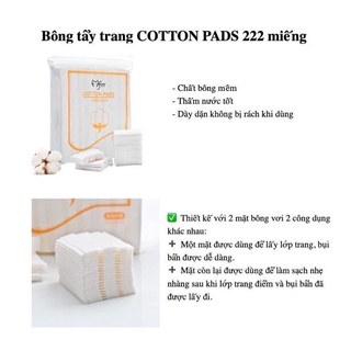 Bông tẩy trang MayCreate 220 miếng 1 túi