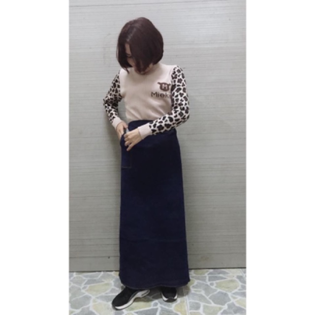 Váy Chống Nắng Jean Cao Cấp ⚡️FREESHIP⚡️  Chống Nắng - Chống Tia UV - Chất Liệu Vải Bò Nhập Khẩu Siêu Mát
