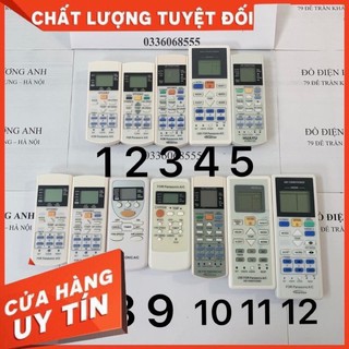 ĐIỀU KHIỂN ĐIỀU HÒA PANASONIC CÁC ĐỜI