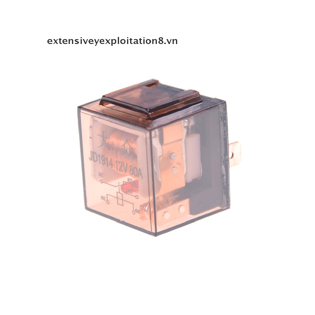 Rơ Le Ô Tô Chống Nước 12V 80A 5Pin SPDT Rơ Le Ô Tô Chống Nước 12V 80A 5Pin SPDT