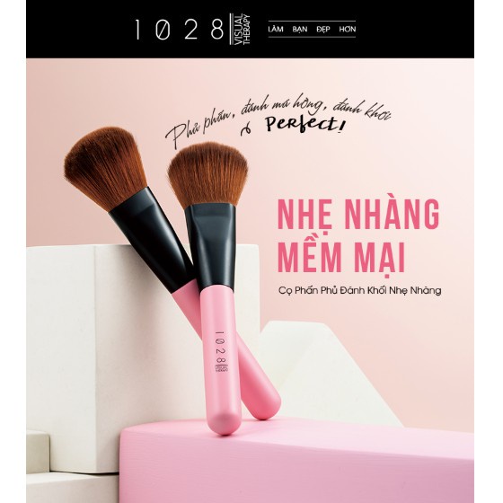 [HCM] Cọ Phấn Phủ Đánh Khối Nhẹ Nhàng 1028