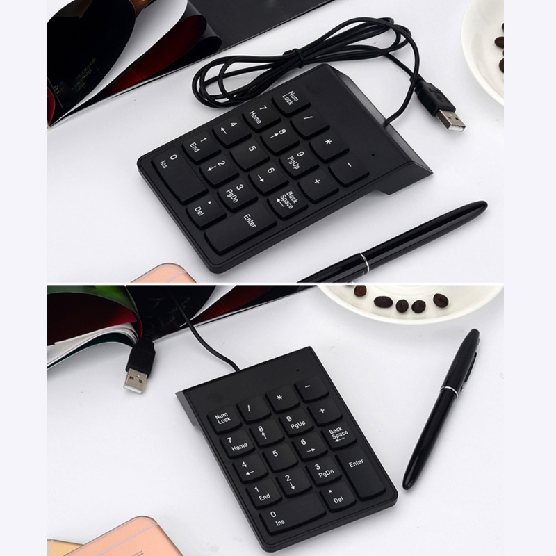 Bàn Phím Số Mini Có Dây Siêu Mỏng In Hình Nhóm Nhạc btsg