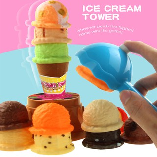 Bộ đồ chơi làm kem tầng giả dành cho trẻ em