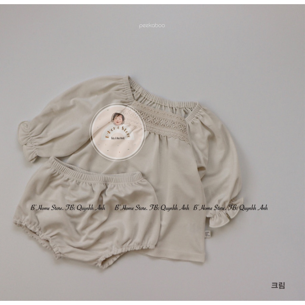 BST APLS Peekaboo Hàn Quốc Chất Liệu Cotton Mềm Mịn Nhẹ Nhàng Thoải Mái Cho Bé Xuân Hè 2022
