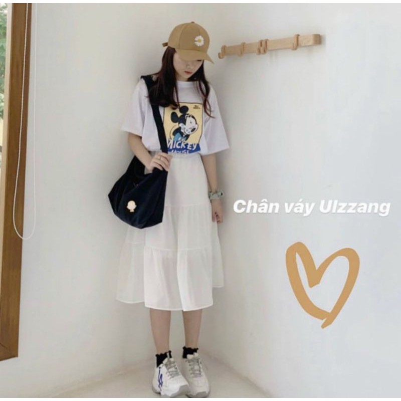 Chân váy dài xếp ly 3 tầng Ulzzang (hàng QCCC) - Chân váy dài dáng One boutique | BigBuy360 - bigbuy360.vn