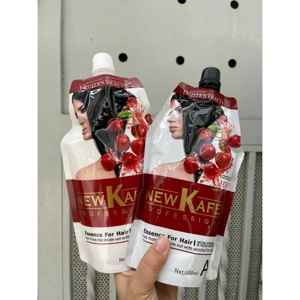 Nhuộm Tóc New Kafen Phủ Bạc Thảo Dược Không Dính Da Đầu 500ml*2