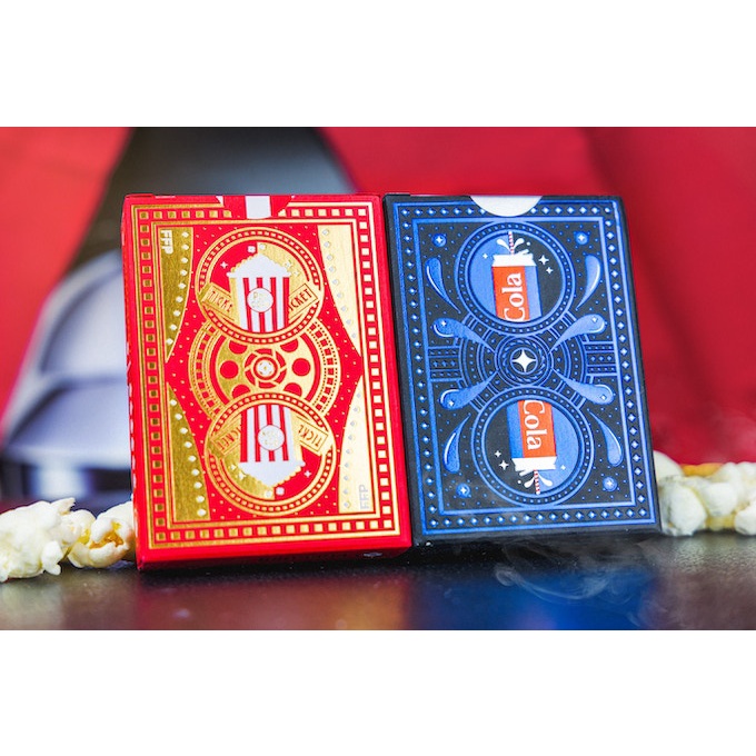 Bộ bài tây Popcorn &amp; Cola Playing Cards - Bài Mỹ - Bài Chính Hãng