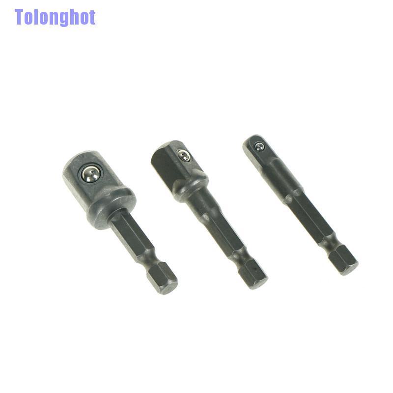 Bộ 3 Mũi Khoan Lục Giác 1 / 4 &quot;3 / 8&quot; 1 / 2