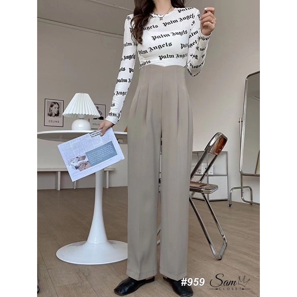 QUẦN XUÔNG NỮ, QUẦN CULOTTES CẠP SIÊU CAO CHẤT VẢI XỊN MỊN QUẢNG CHÂU LOẠI 1 MS20715